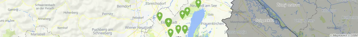 Map view for Pharmacies emergency services nearby Donnerskirchen (Eisenstadt-Umgebung, Burgenland)